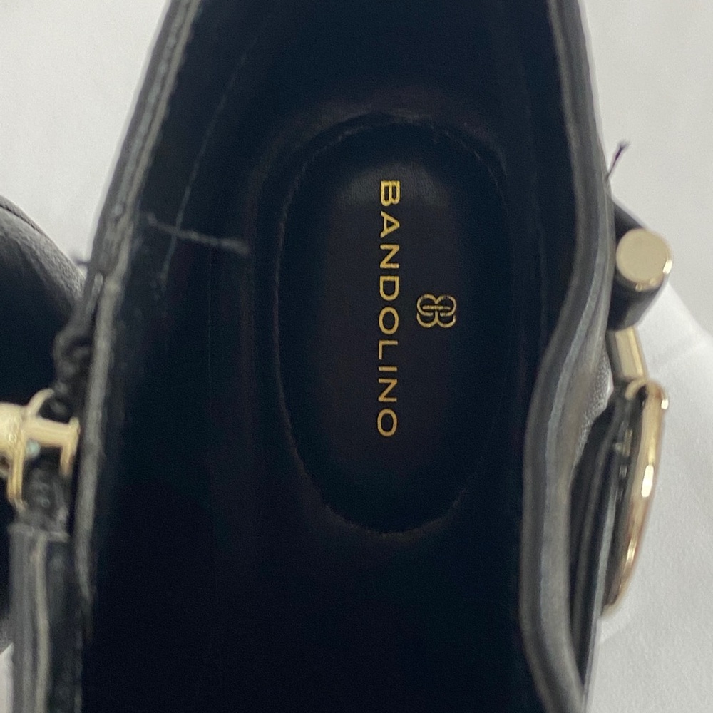 Bandolino black size 11 booties 3 inch heels - Picture 3 of 4